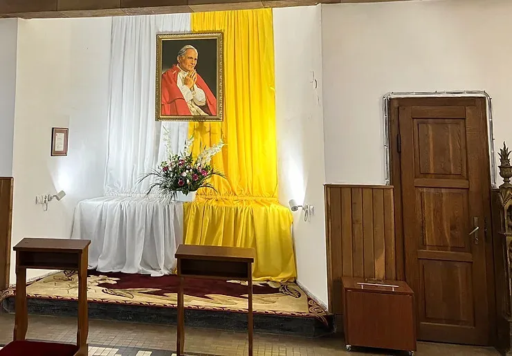 Wnętrze kościoła p.w. Św. Rozalii I Św. Marcina w Zachełmiu, fot. Andrzej Jóźwiak